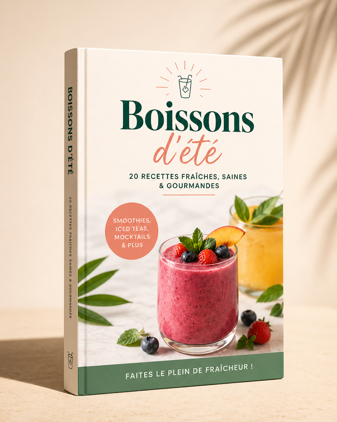Couverture du guide Smoozie - 20 boissons healthy pour l’été
